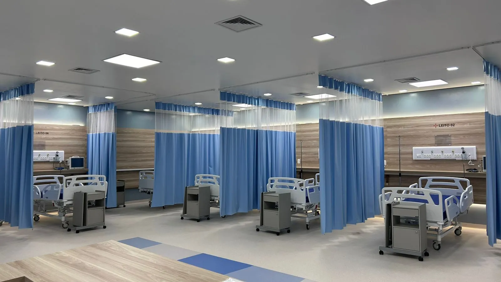 UTI Adulto do Hospital São Vicente de Paulo com leitos monitorados